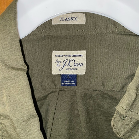 Green J. Crew button down. - Picture 4 of 4